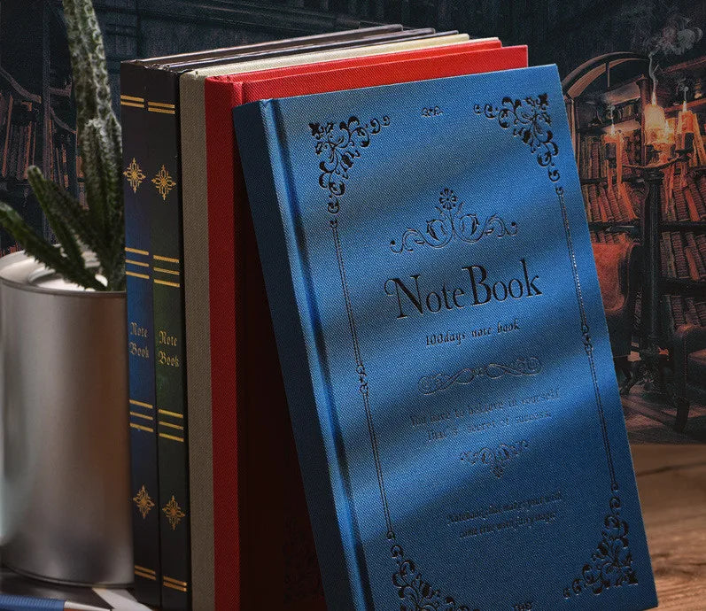 European Style Notebook Literary Exquisite Simple Retro Style A5 Creative Net Red College Student Classroom Reading Notebook