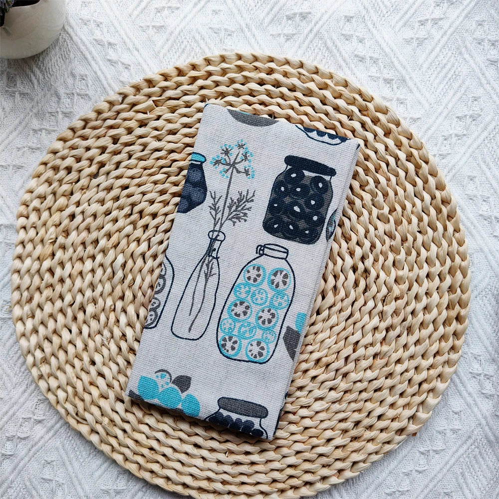 Fromthenon Cute Animal Flower Series Cloth Fabric Weeks Cover Weekly Diary Planner Notebooks Sleeve Office Stationery Supplies