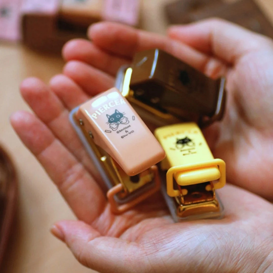 Mini Paper/Photo Puncher, Portable Single-hole Puncher, DIY Loose-leaf Core, Suitable for Office, School and Home Use