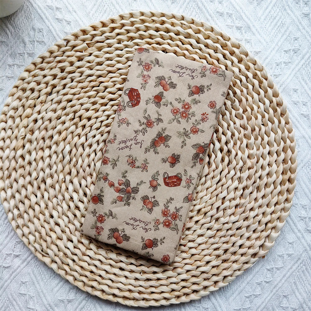 Fromthenon Cute Animal Flower Series Cloth Fabric Weeks Cover Weekly Diary Planner Notebooks Sleeve Office Stationery Supplies