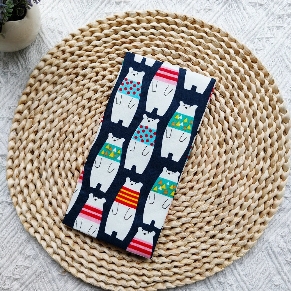 Fromthenon Cute Animal Flower Series Cloth Fabric Weeks Cover Weekly Diary Planner Notebooks Sleeve Office Stationery Supplies