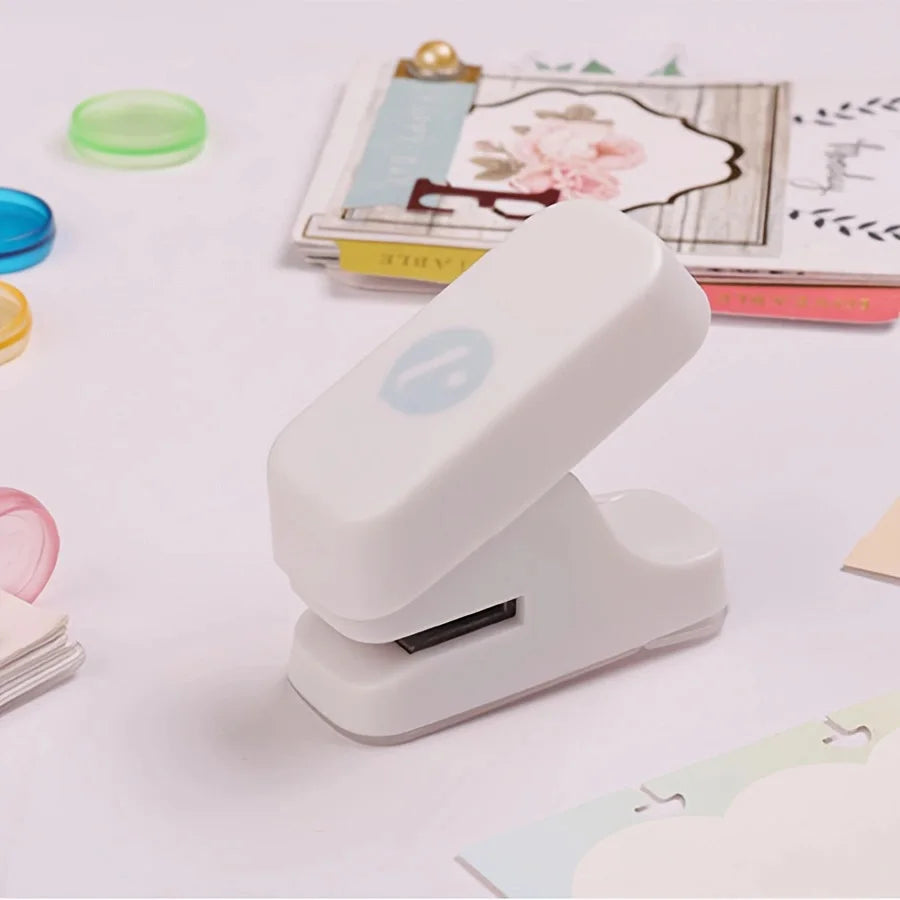 1pc Mushroom Shaped Mini Hole Puncher,Portable multi-purposeHole Puncher,Hand Paper Punch For Scrapbooking Border Scrapbooking