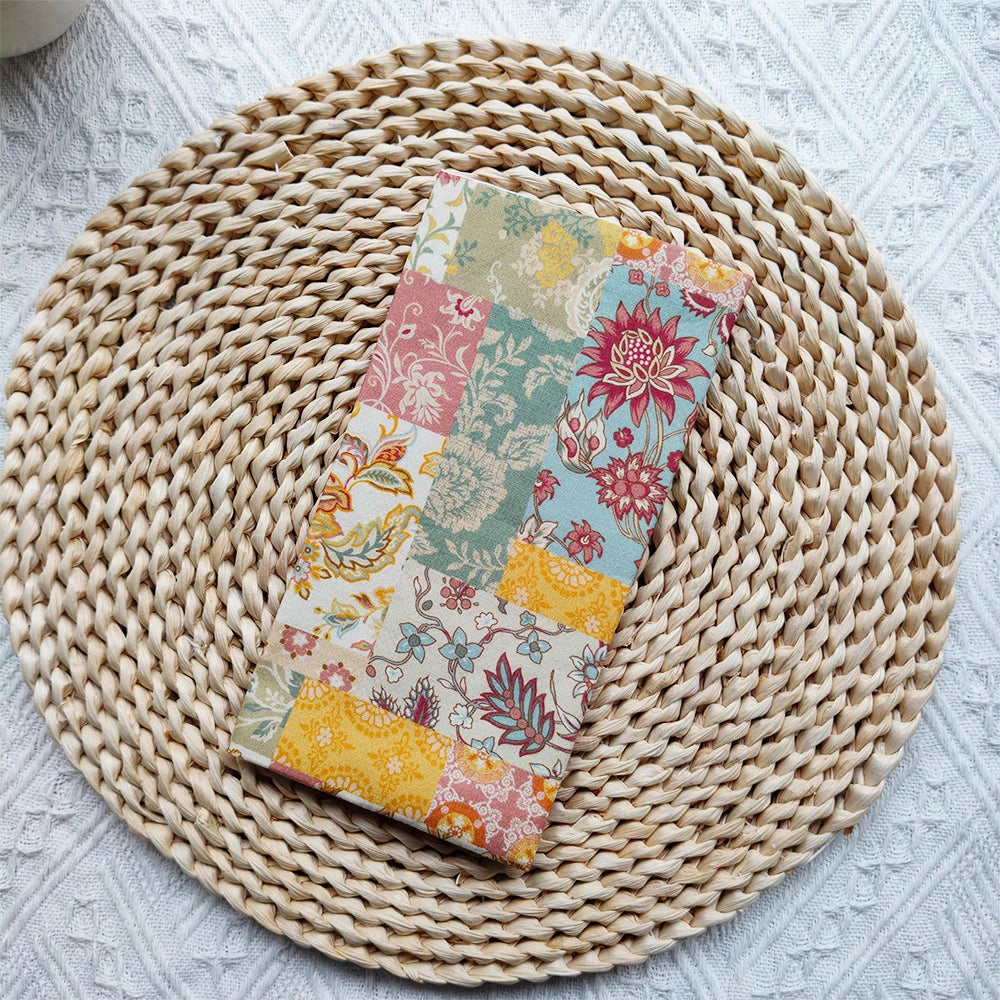 Fromthenon Cute Animal Flower Series Cloth Fabric Weeks Cover Weekly Diary Planner Notebooks Sleeve Office Stationery Supplies