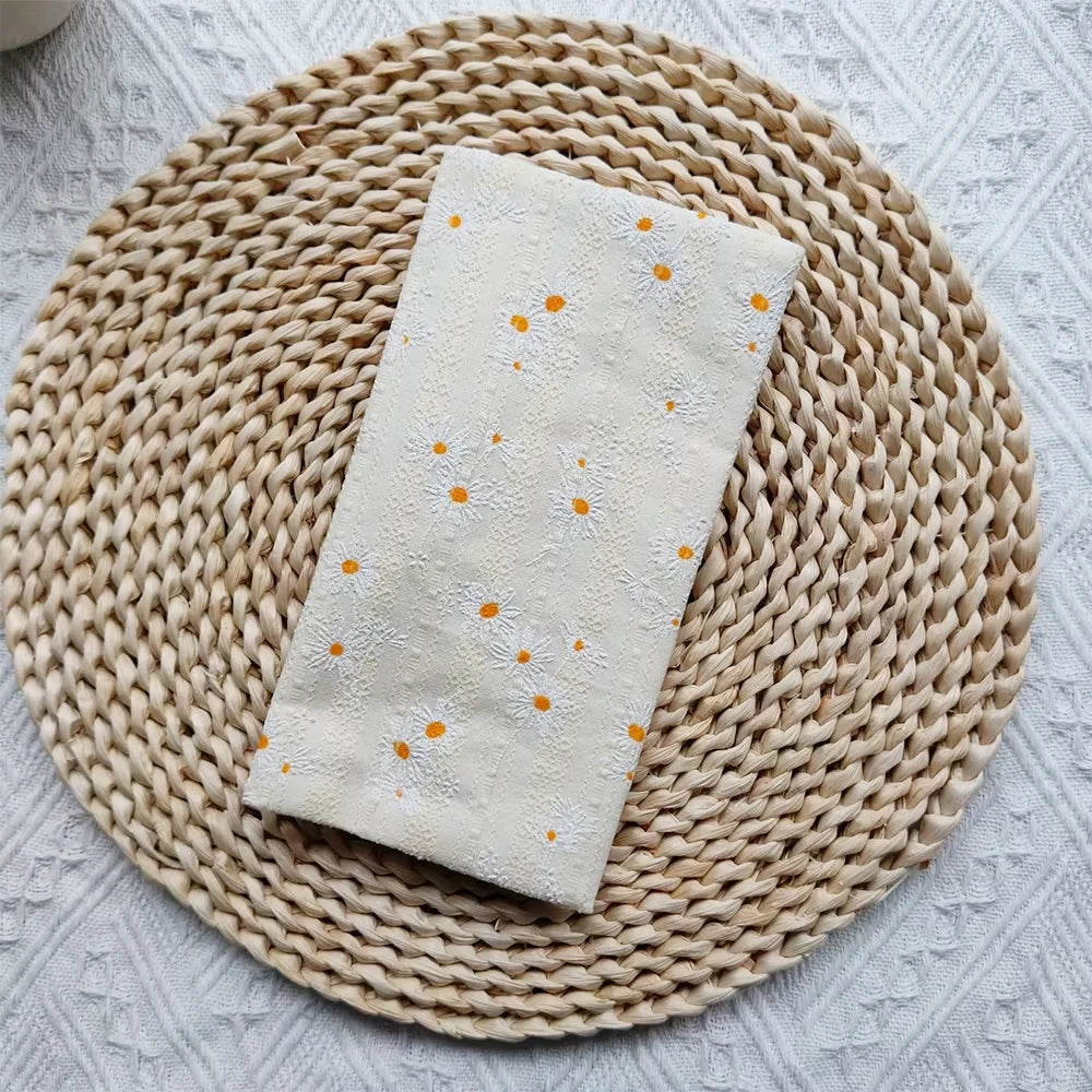 Fromthenon Cute Animal Flower Series Cloth Fabric Weeks Cover Weekly Diary Planner Notebooks Sleeve Office Stationery Supplies