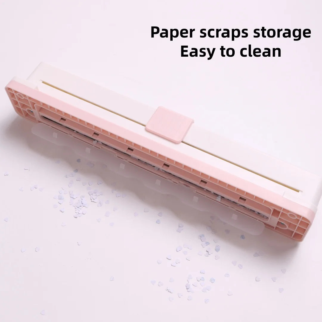 30 Hole A4 B5 A5 B6 A6 Loose Leaf Punch Notebook Planner Paper Hand Push Perforated Puncher School Supplies Stationery