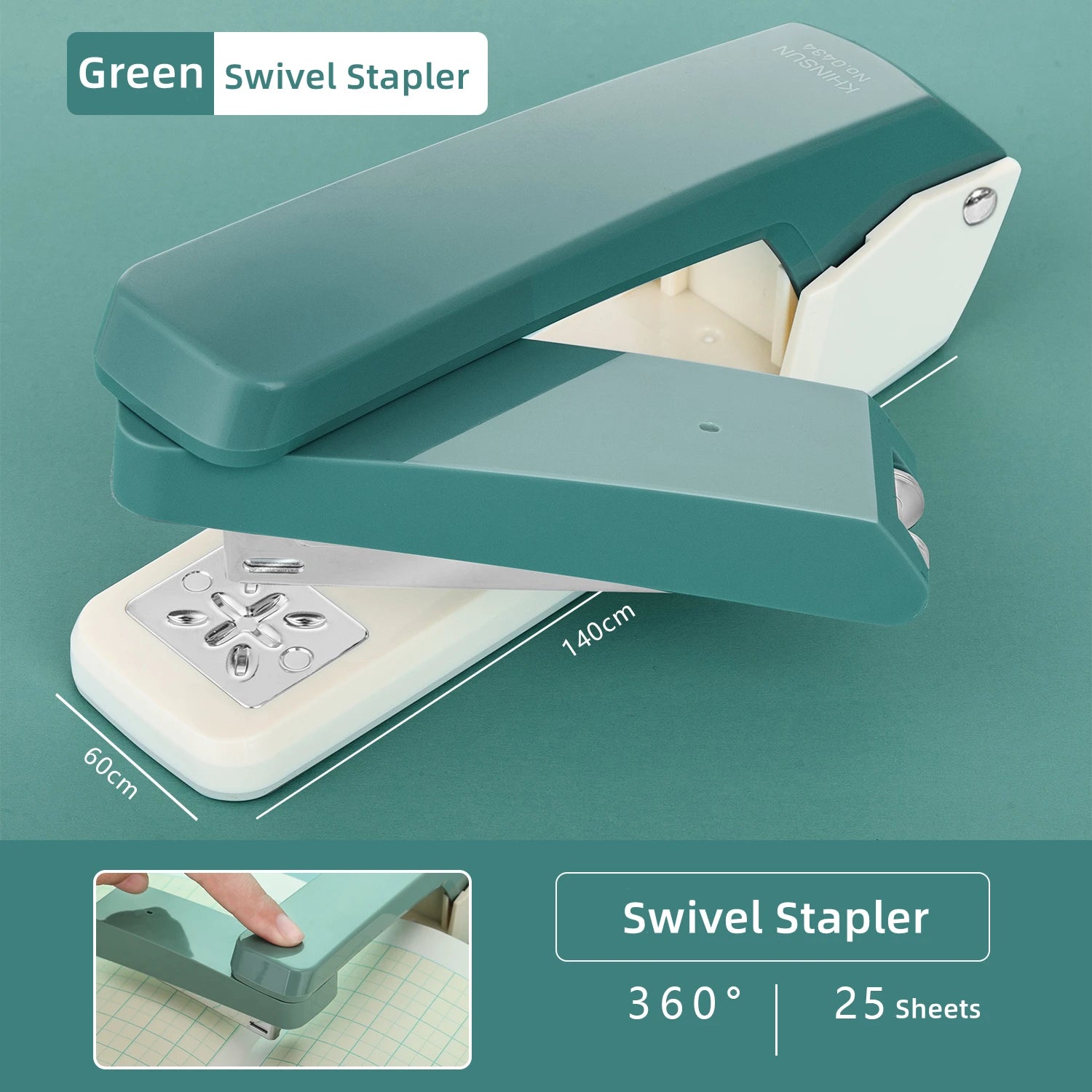 24/6 Staples Durable Stapler Swivel Stapler Manual Office Paper Binding Tool Stapling Machine ציוד לבית הספר staplers