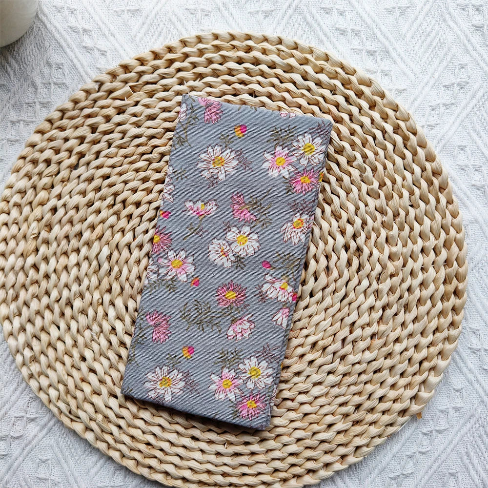 Fromthenon Cute Animal Flower Series Cloth Fabric Weeks Cover Weekly Diary Planner Notebooks Sleeve Office Stationery Supplies