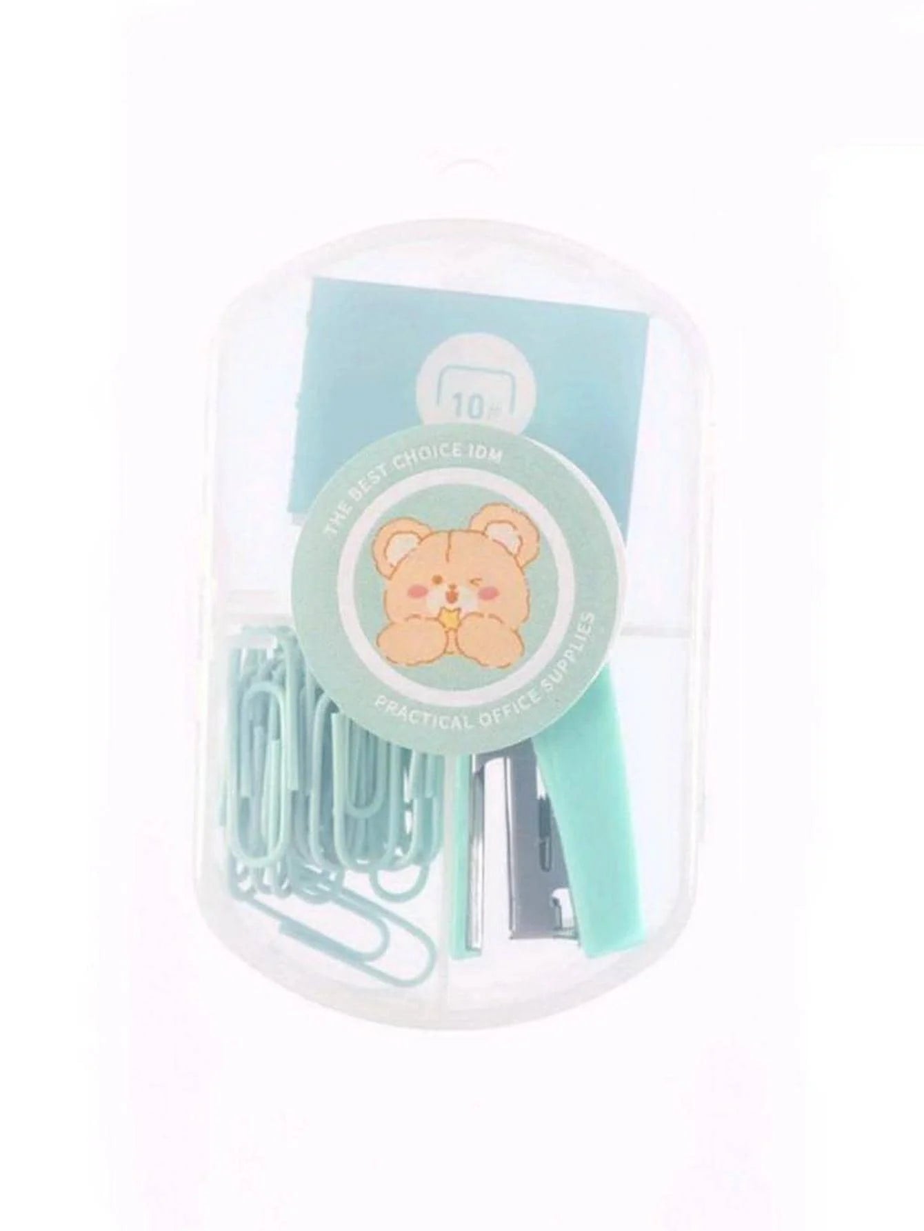 1PC Macaron Color Mini Stapler 3 Colors Optional Cute Portable Small Size Stationery Combination Suit for Office Supplies