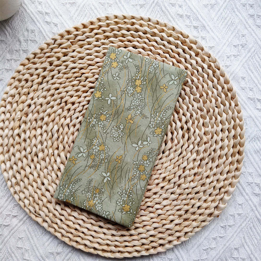 Fromthenon Cute Animal Flower Series Cloth Fabric Weeks Cover Weekly Diary Planner Notebooks Sleeve Office Stationery Supplies