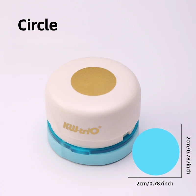 1pc Craft Hole Punch Handmade Scrapbook Paper Puncher Scrapbooking Maganetic Punches Crafting Designs for Office Supplies