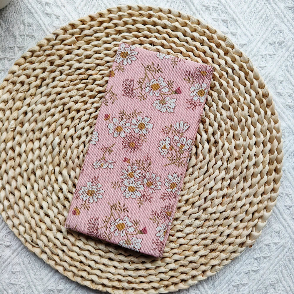 Fromthenon Cute Animal Flower Series Cloth Fabric Weeks Cover Weekly Diary Planner Notebooks Sleeve Office Stationery Supplies