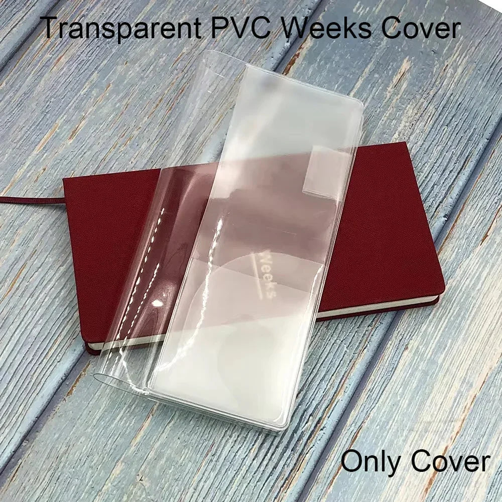 Fromthenon Cute Animal Flower Series Cloth Fabric Weeks Cover Weekly Diary Planner Notebooks Sleeve Office Stationery Supplies